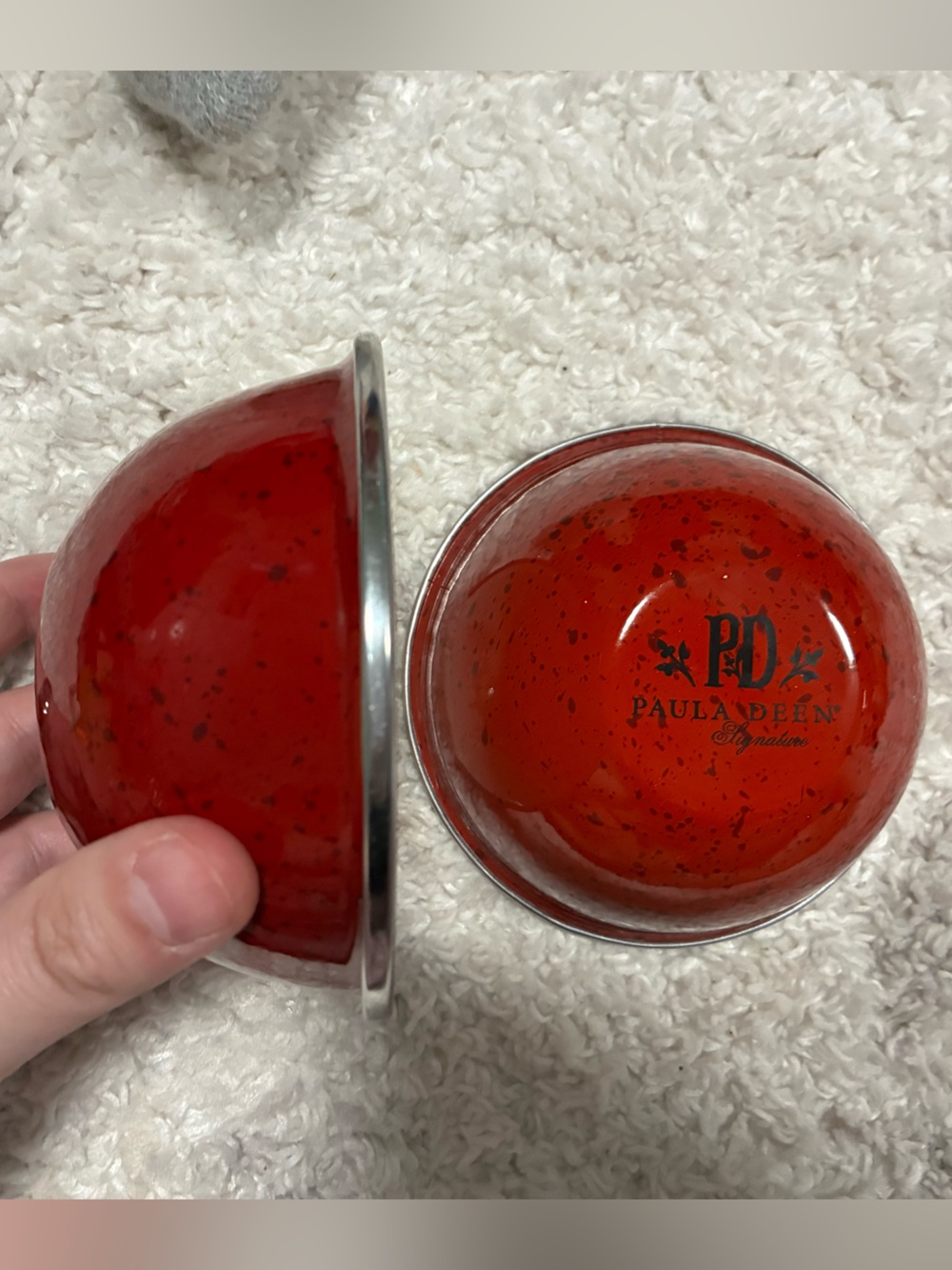 Paula Deen Signature Red Bowl Set of 2